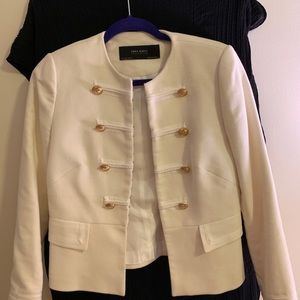 Zara Military Jacket Blazer with gold buttons